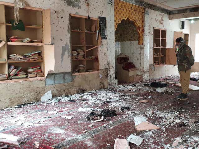 Around 100 people were in the mosque at the time of the attack