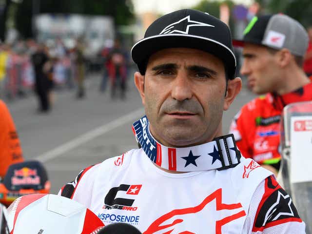 Paulo Goncalves, pictured on the eve of the Silk Way Rally in July