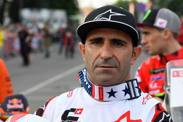Paulo Goncalves, pictured on the eve of the Silk Way Rally in July