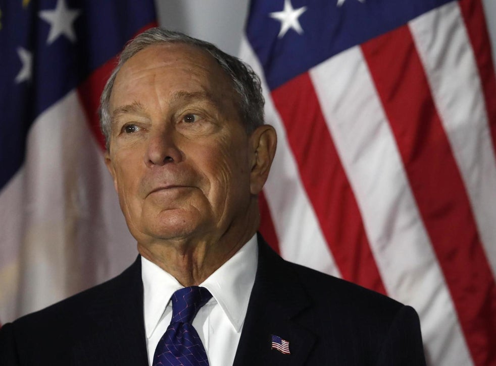 Bloomberg Defends Spending To Oust Trump In 2020 Election You Can T Get To 330 Million People By Shaking Hands The Independent The Independent