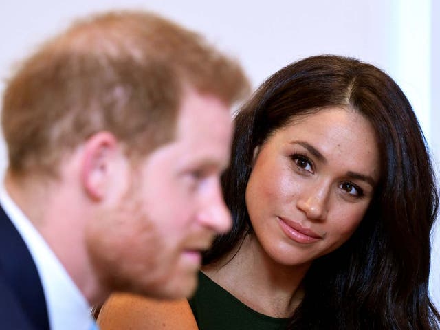 File photo of Prince Harry and Meghan Markle, Duke and Duchess of Sussex.