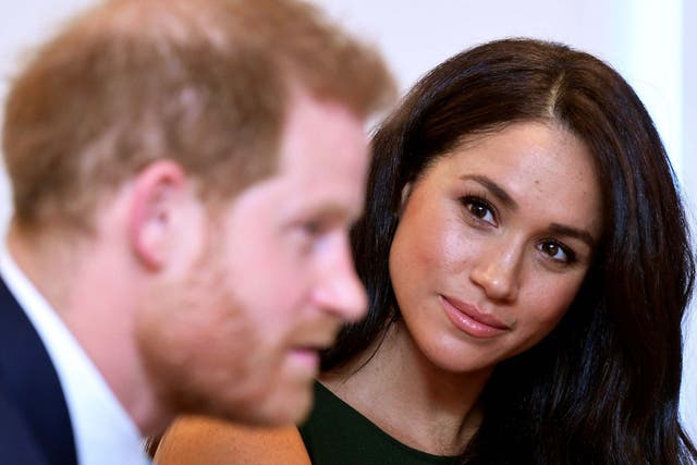 File photo of Prince Harry and Meghan Markle, Duke and Duchess of Sussex.