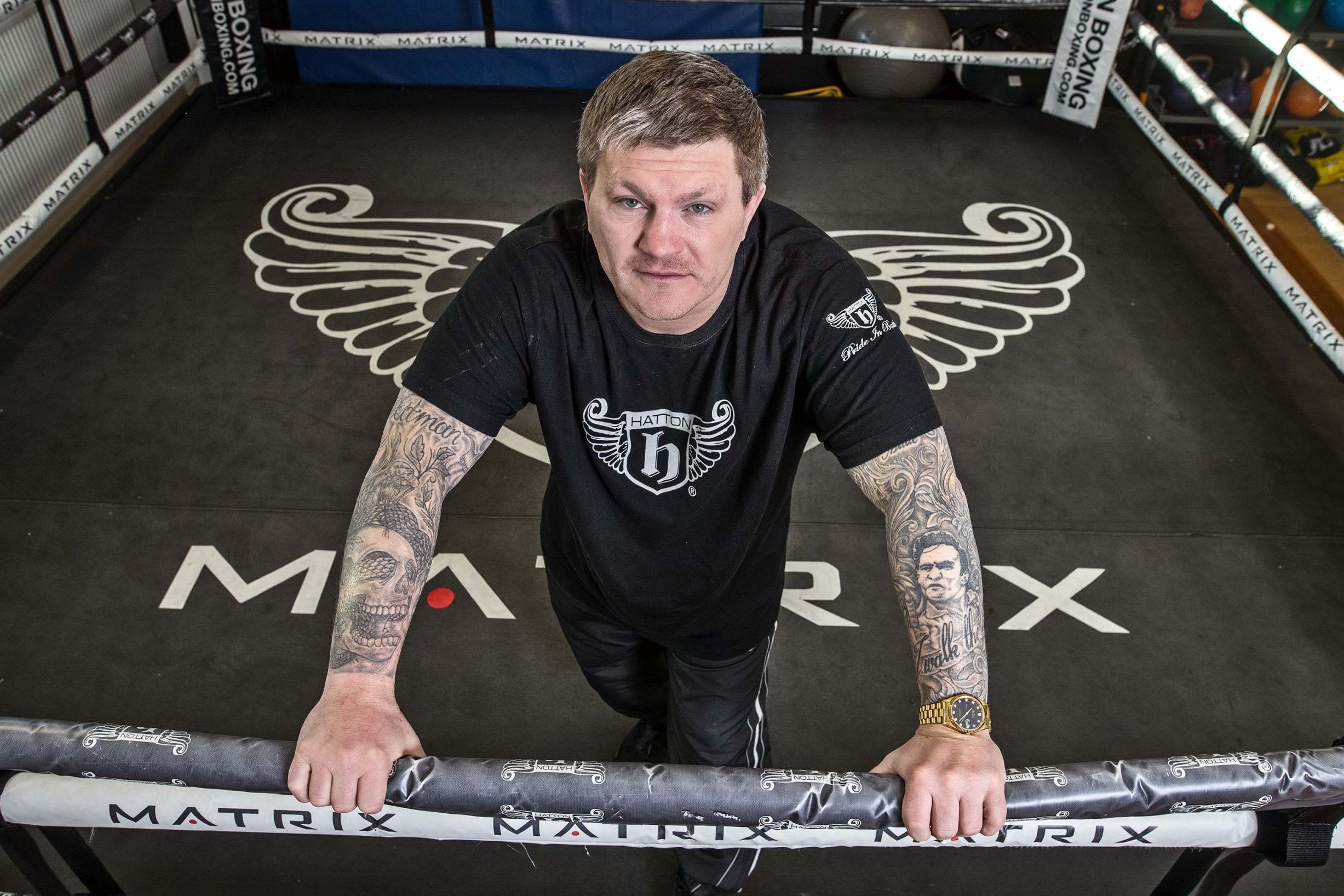 Richards trained to be a coach at the Hatton Academy, set up by Mancunian former professional boxer Ricky Hatton