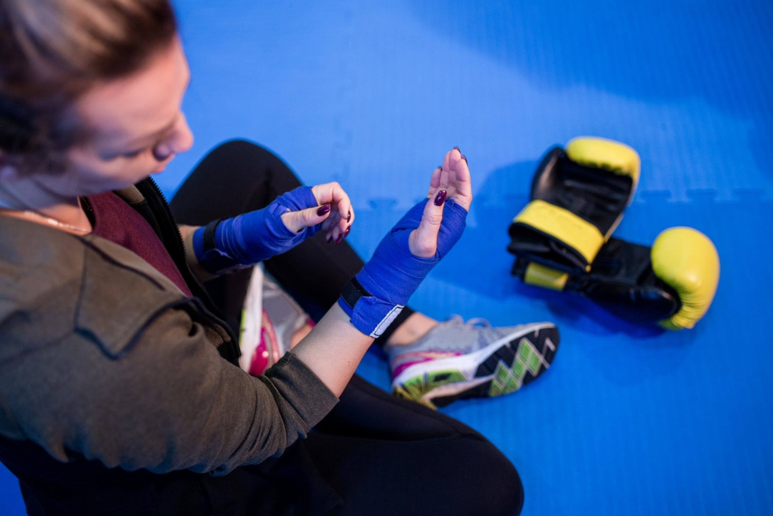 Non-contact boxing allows people to channel their negative energy into positive force