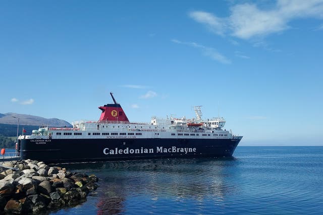 Caledonian MacBrayne ferries have been cancelled amid strong winds from Storm Brendan