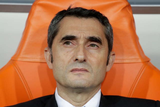 Ernesto Valverde's time appears to be up at Barcelona