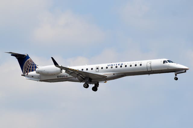 The incident happened on a United Express flight operated by Commutair