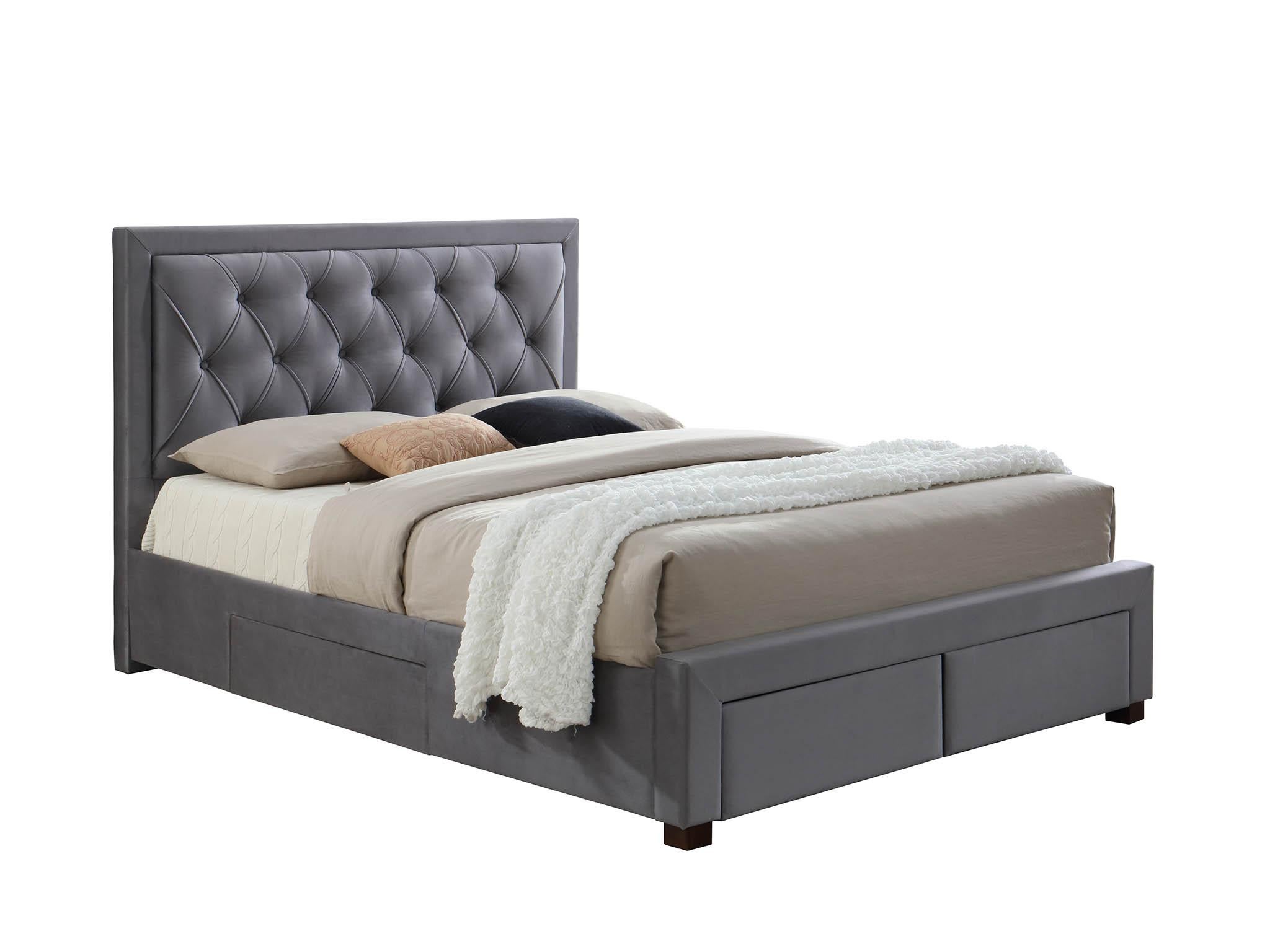 double cot with drawers