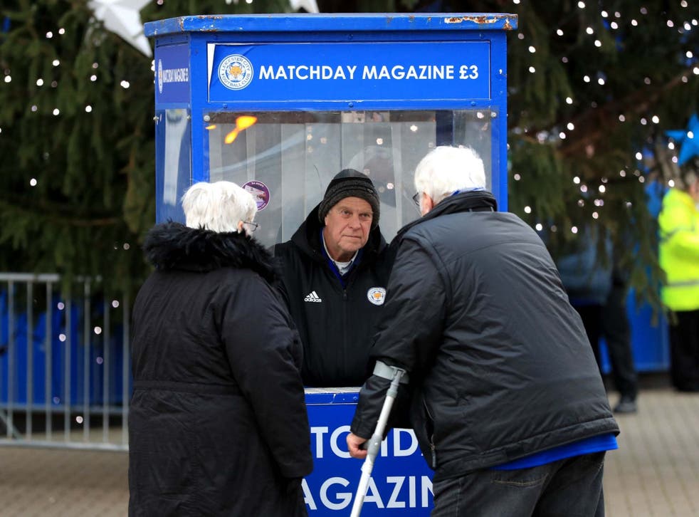 Leicester's programme this weekend featured two gambling adverts
