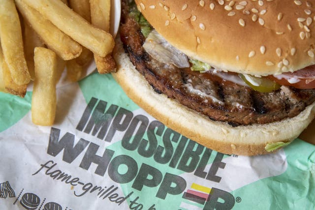Burger King’s soy-based Impossible Whopper is produced by California tech start-up Impossible Foods