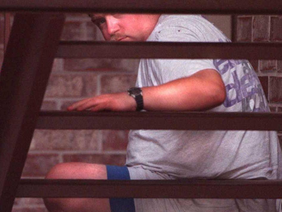 Richard Jewell, pictured in 1996, was considered a suspect in a deadly pipe bomb attack at the Olympic Games despite no evidence that he did it.