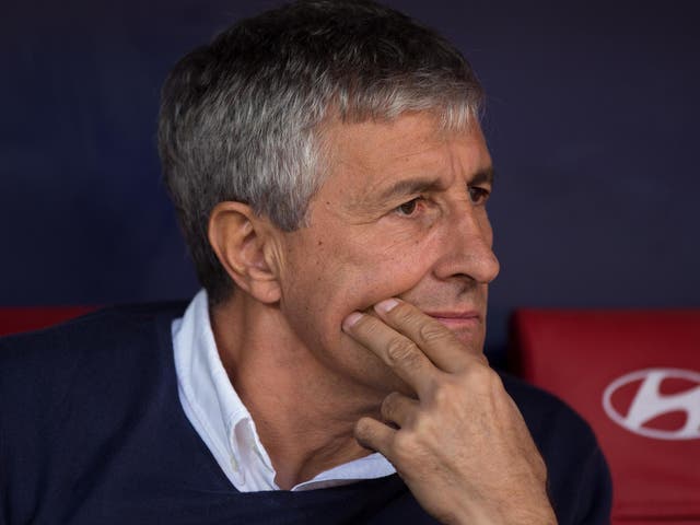 Quique Setien is the new Barcelona manager