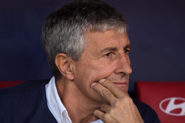 Quique Setien is the new Barcelona manager