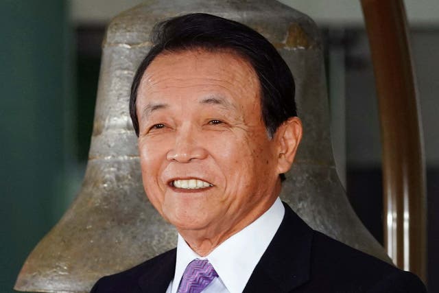 Taro Aso, 79, has previously been criticised for a series of remarks deemed insensitive and discriminatory