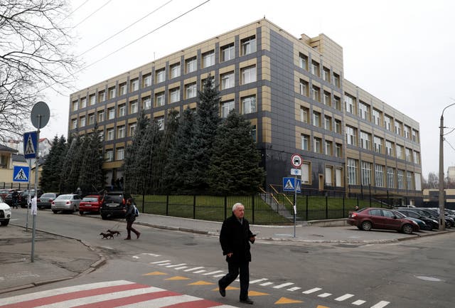 An office belonging to Burisma gas company in Kiev