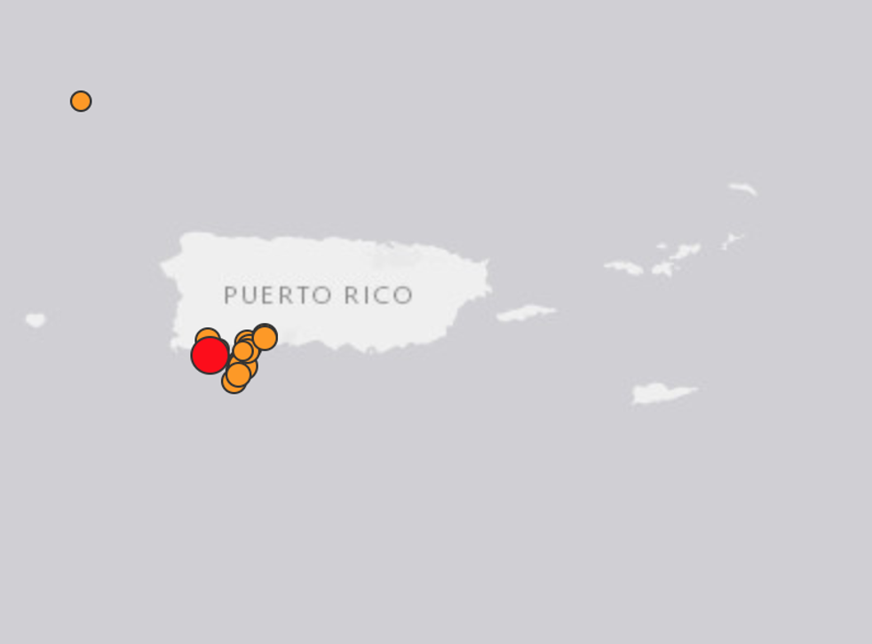 Latest earthquake, on Wednesday, could be felt as far as San Juan