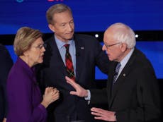 Warren appears to snub Sanders’ handshake after their feud