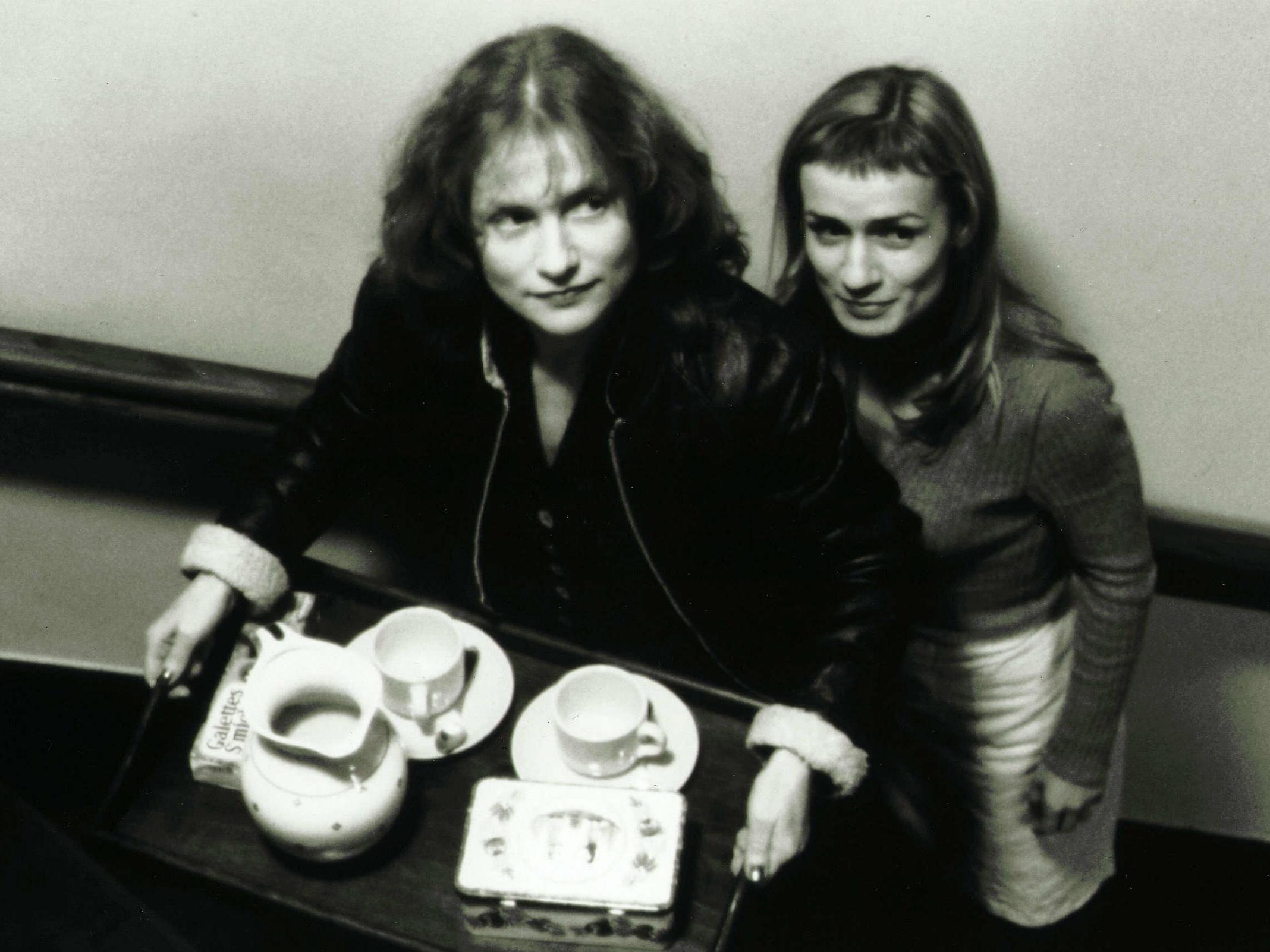 Isabelle Huppert as Jeanne and Sandrine Bonnaire as Sophie in Calude Chabrol’s dark crime drama ‘La Cérémonie’