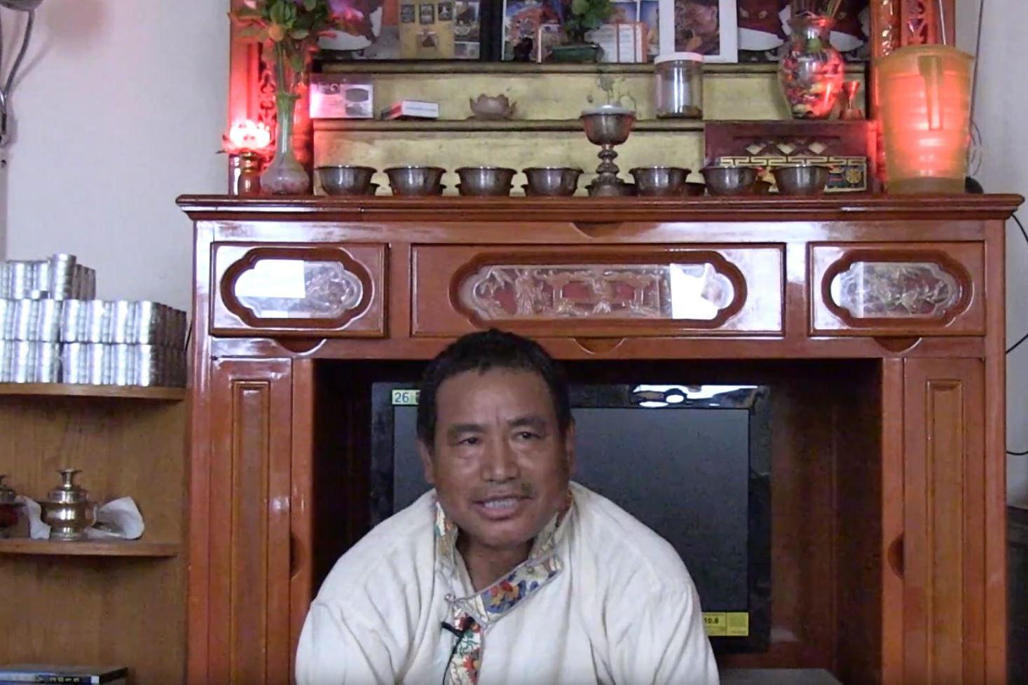 Jamyang Gurung believes the language will vanish after his generation