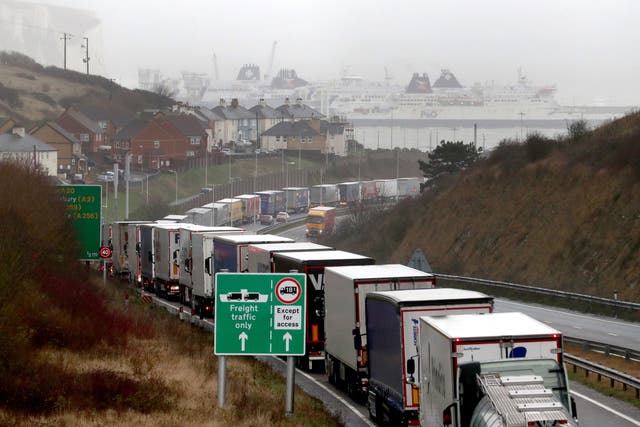 A no-deal Brexit is expected to cause disruption at Dover