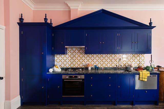 Bold colour combinations are thriving, like this ode to Pantone’s colour of the year, classic blue, with a hit of bubblegum pink
