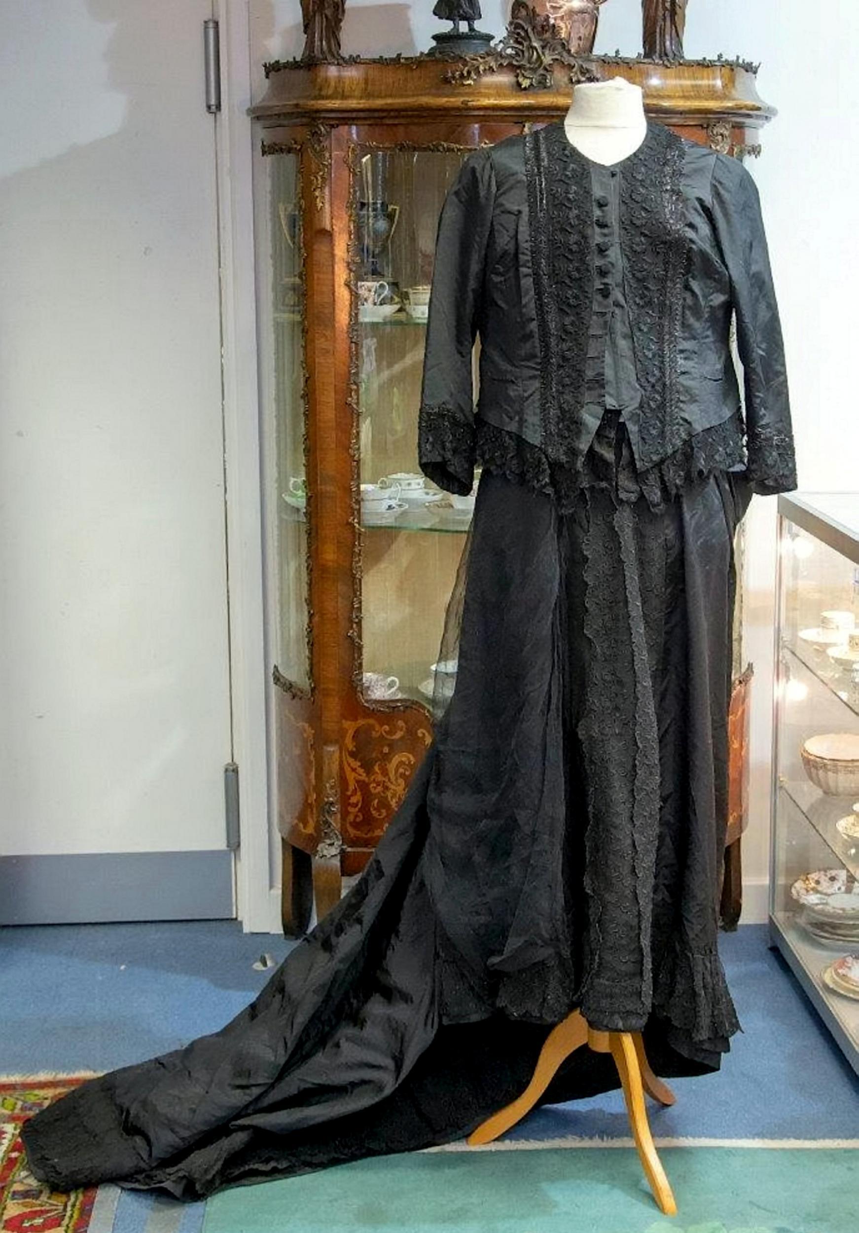 Queen Victoria famously wore black for the rest of her life following the death of her husband (SWNS)