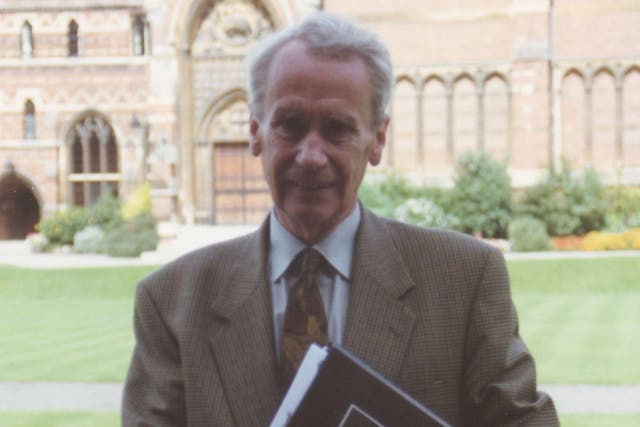 Christopher Tolkien, pictured in 1992