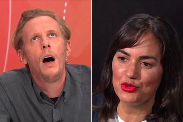 Laurence Fox clashes with an audience member on ‘Question Time’
