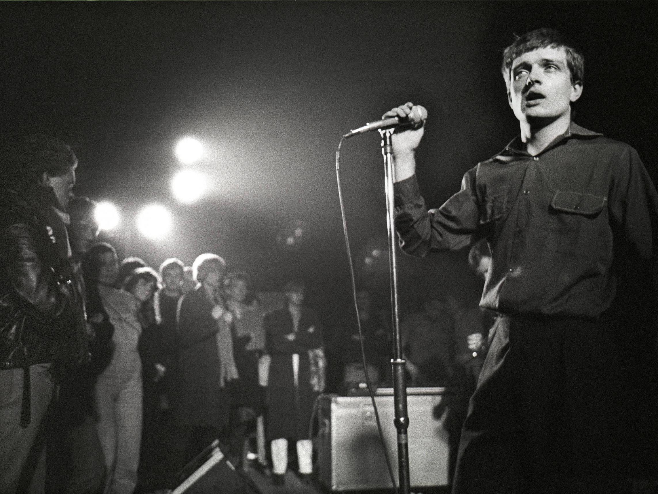 Joy Division leader singer Ian Curtis took his own life in 1980