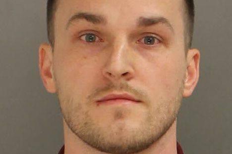 Matthew Aimers was arrested in Pennsylvania after allegedly sexually assaulting a woman at his wedding reception and then getting into a fight with venue staff.