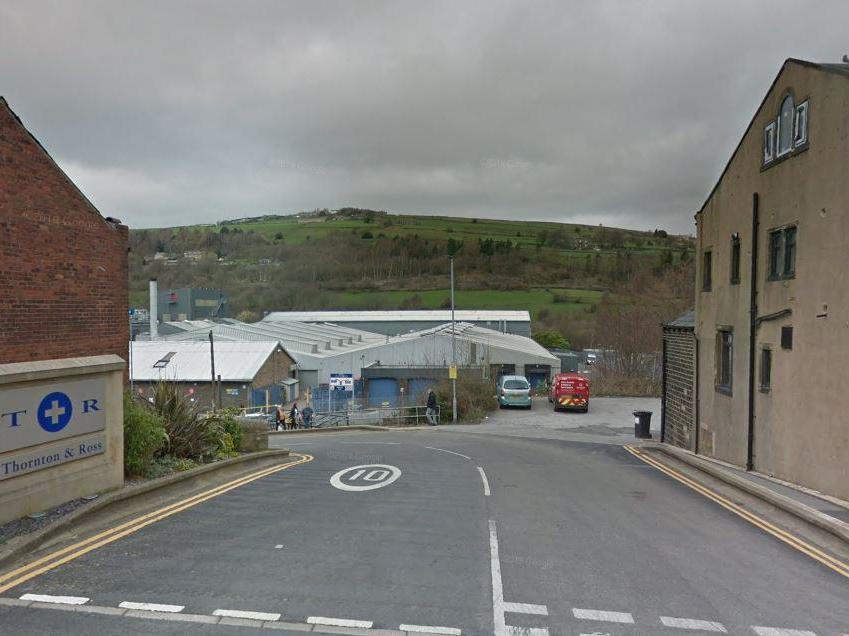 The attack took place outside the Thornton & Ross pharmaceutica plant on Manchester Road in Linthwaite around 11.45pm on Thursday