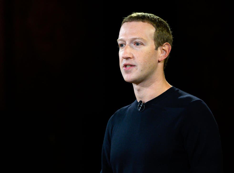Facebook founder Mark Zuckerberg speaks at Georgetown University in a 'Conversation on Free Expression"