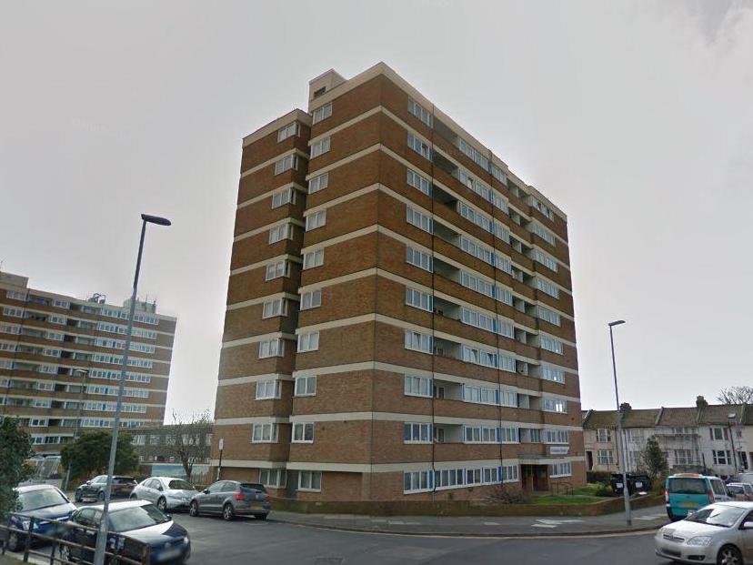 Hove flats death: Murder arrest after woman dies in fall from seventh floor