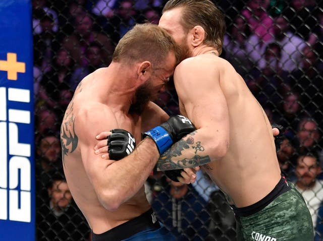 Conor McGregor stopped Donald Cerrone at UFC 246
