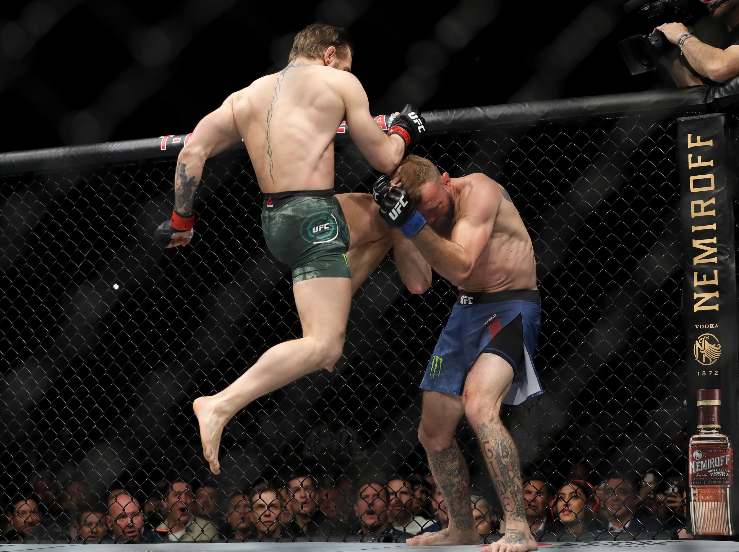 Conor McGregor destroys Cowboy Cerrone by knockout in UFC return to set up  Masvidal fight | UFC | Sport | Express.co.uk