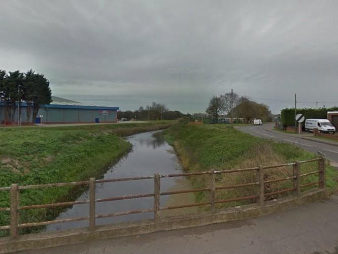 A member of the public made the discovery in South Forty Foot Drain in Boston on 12 January