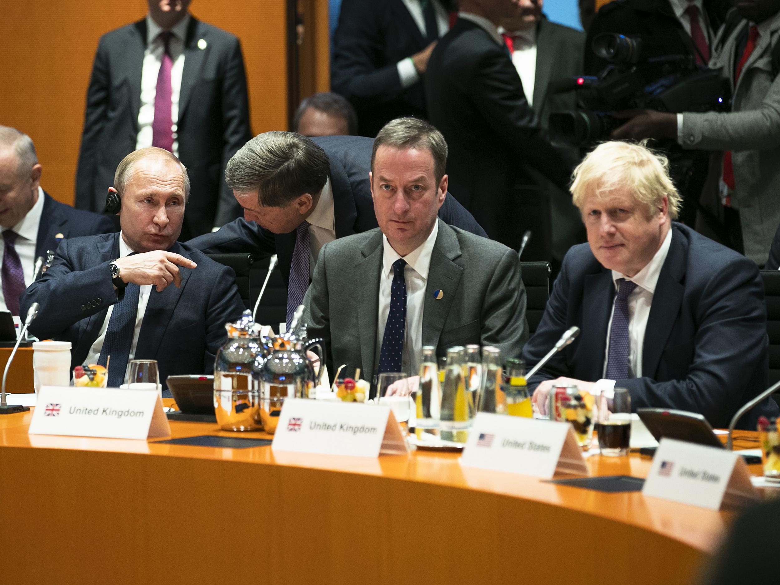 Boris Johnson tells Putin there will be no normalisation of UK-Russia relationship until 'destabilising activity' ends