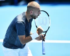 Stunning comeback sees Evans through in five in Melbourne