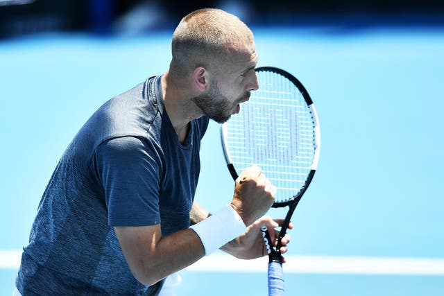 Dan Evans had never before come from two sets down to win in five.