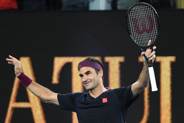Federer eased his way into the second round