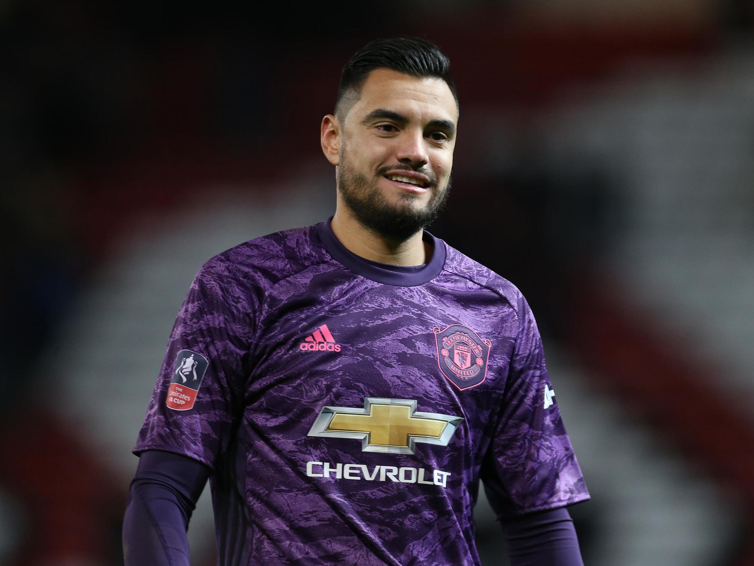 Manchester United goalkeeper Sergio Romero