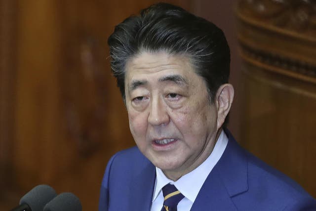 Prime minister Shinzo Abe announced the new defence force in a speech marking the opening of Japan's parliamentary session for the year