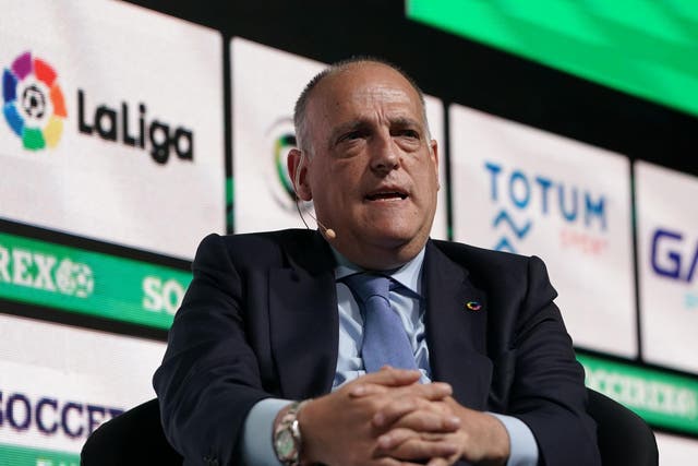 La Liga president Tebas criticised Cas after the verdict was announced