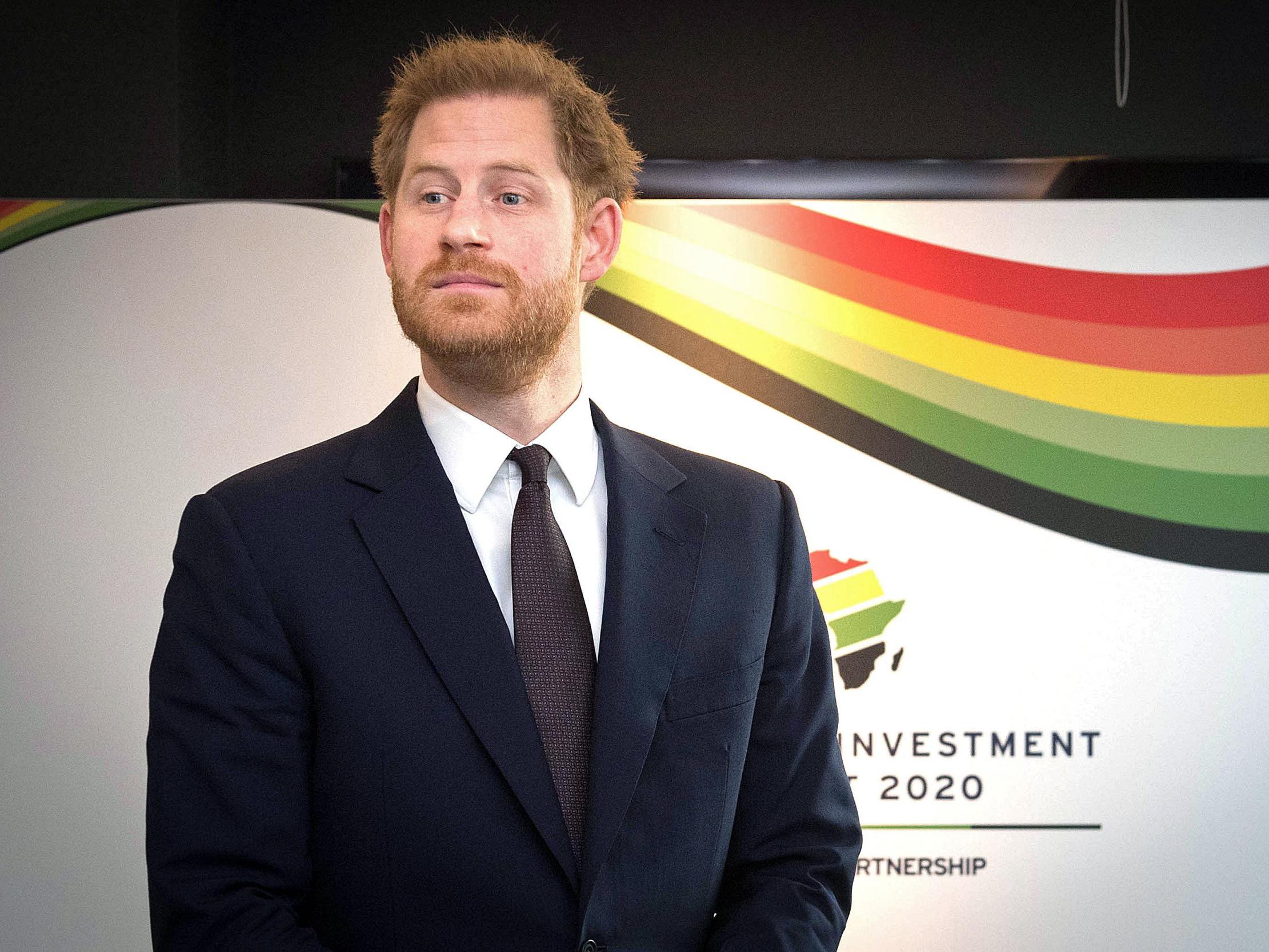 Prince Harry was in attendance at the UK-Africa Investment Summit on Monday