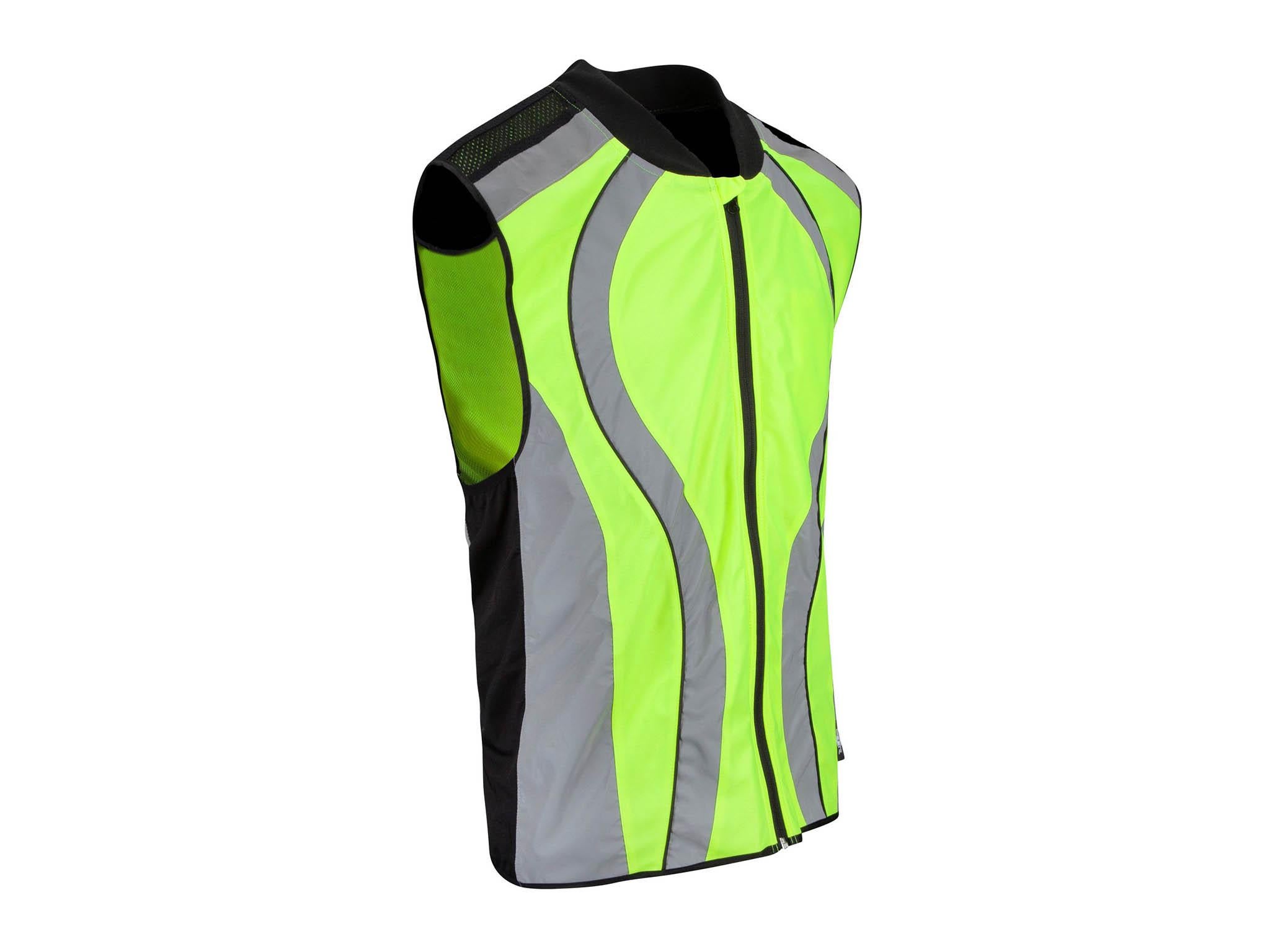 hi viz cycling gilet