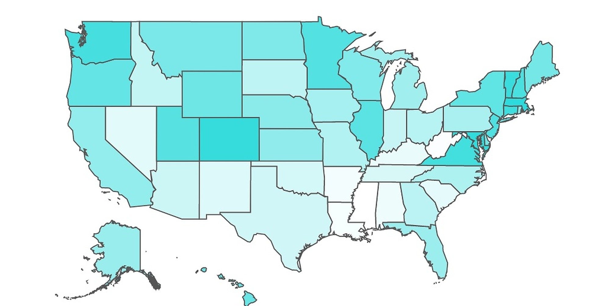 map-shows-the-most-educated-states-in-the-usa-indy100-indy100