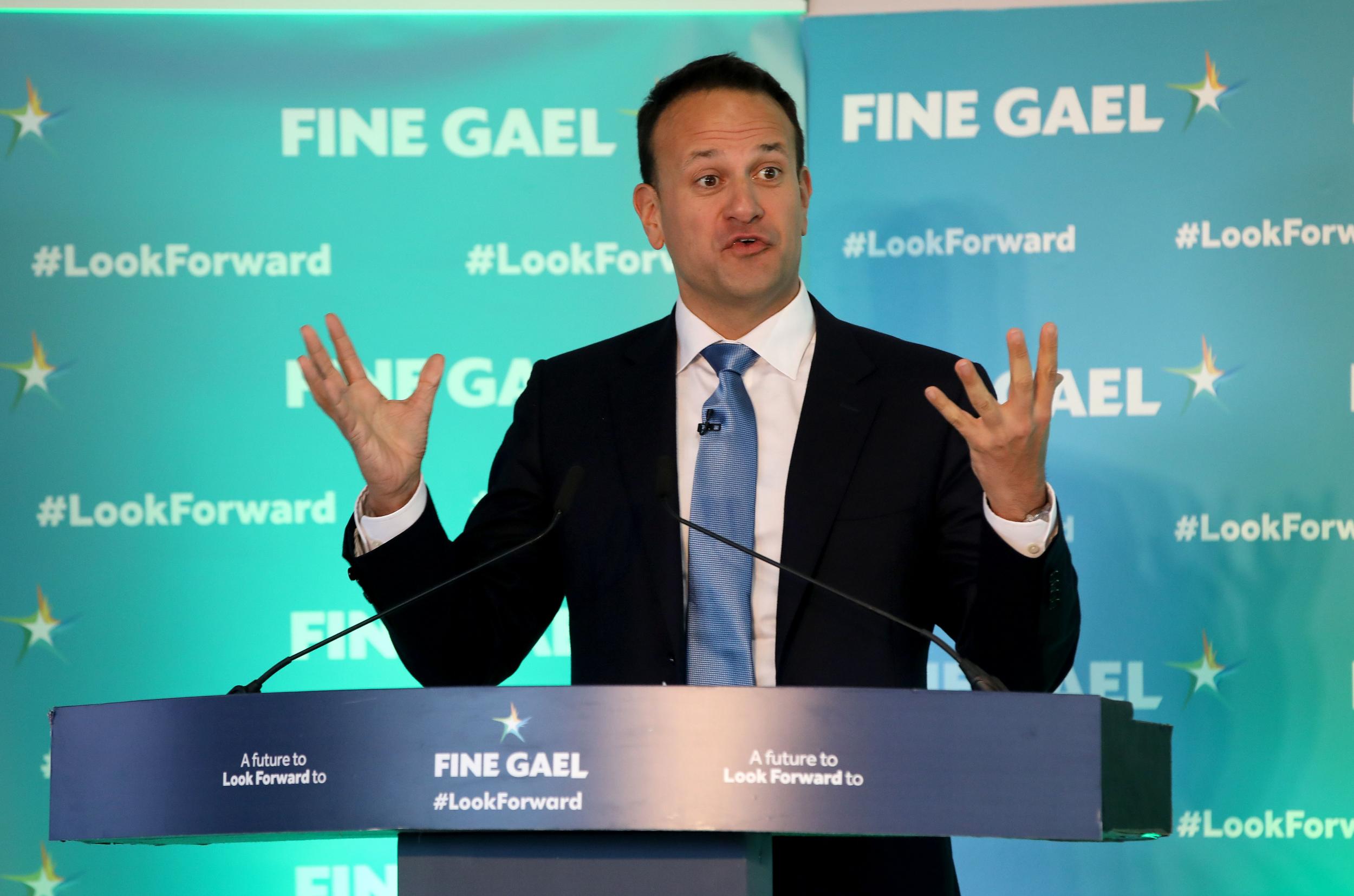 Ireland's Prime Minister Leo Varadkar looks set to lose ground in the election