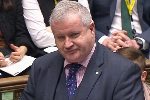 The SNP Westminster leader Ian Blackford speaks in the Commons