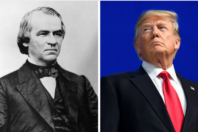 Andrew Johnson y Donald Trump