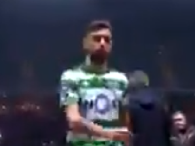 Bruno Fernandes stormed off after defeat to Braga